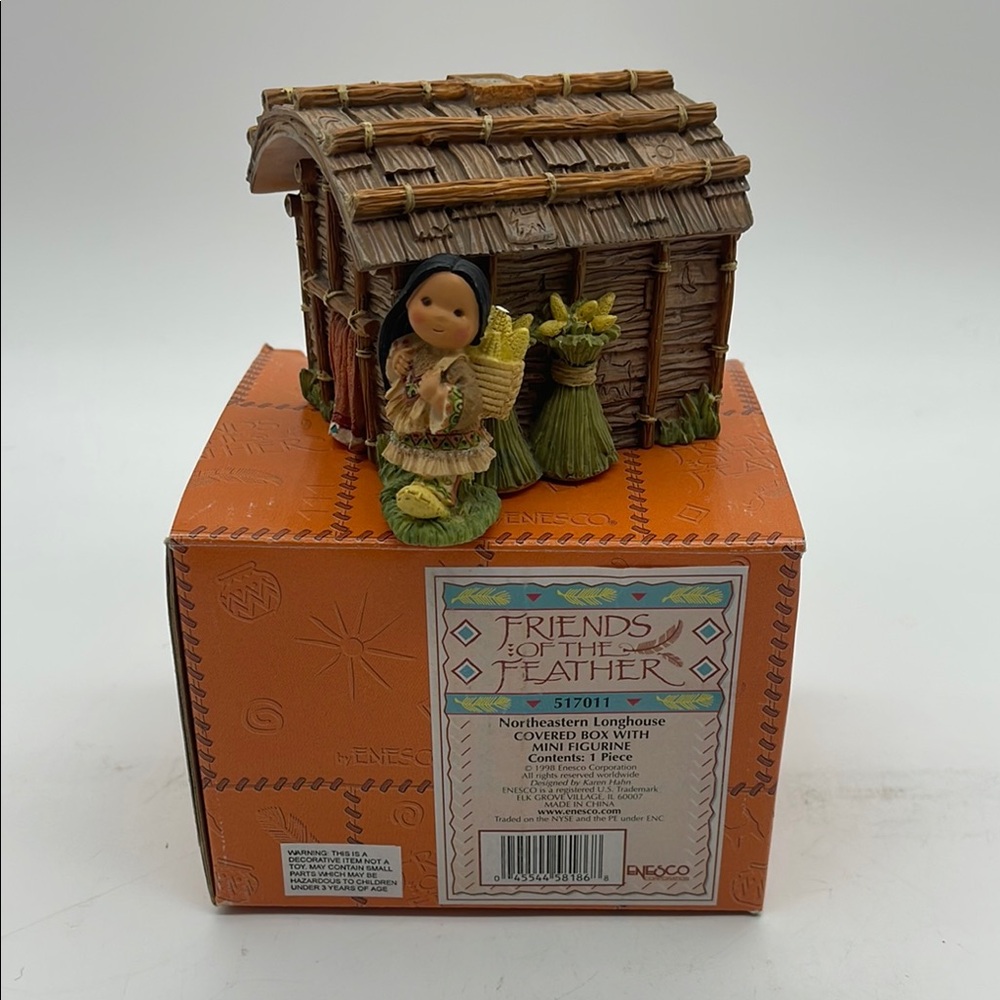Friends of the Feather Figurine with Hut